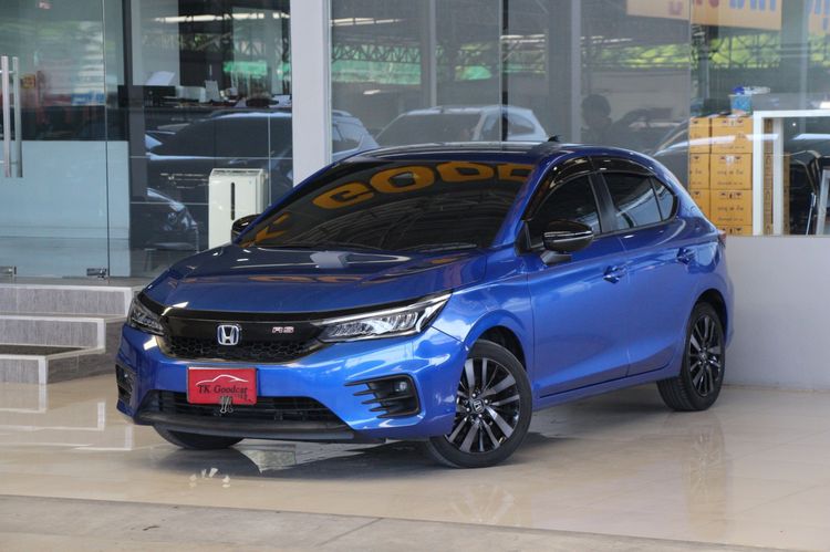 Honda City 2022 1.5 e:HEV RS Sedan ไฮบริด ไม่ติดแก๊ส เกียร์อัตโนมัติ น้ำเงิน
