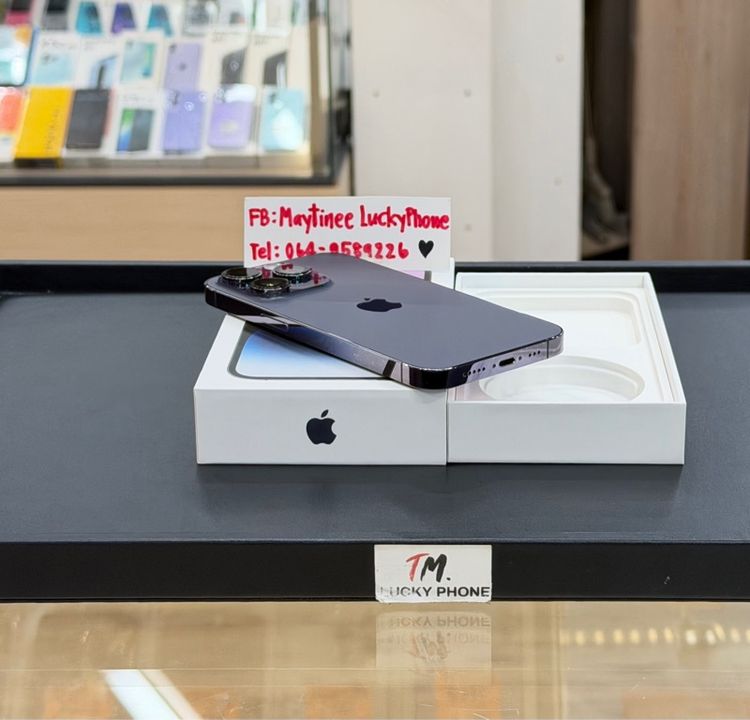 iPhone 14 Pro 256GB สีม่วง เปิดรับผ่อน รูปที่ 2