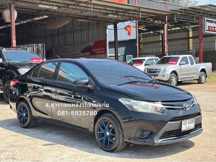 Toyota Vios 2016 1.5 J เบนซิน ไม่ติดแก๊ส เกียร์อัตโนมัติ ดำ รูปที่ 2
