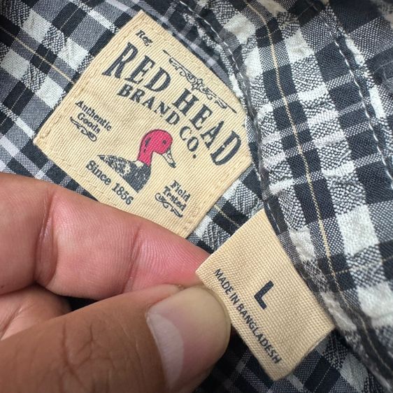 เสื้อเชิ้ต​ Red Head Size L  รูปที่ 3