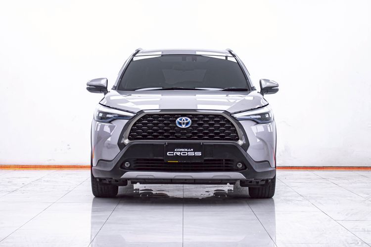 Toyota Corolla Cross 2021 1.8 Hybrid Premium Utility-car ไฮบริด ไม่ติดแก๊ส เกียร์อัตโนมัติ เทา รูปที่ 4