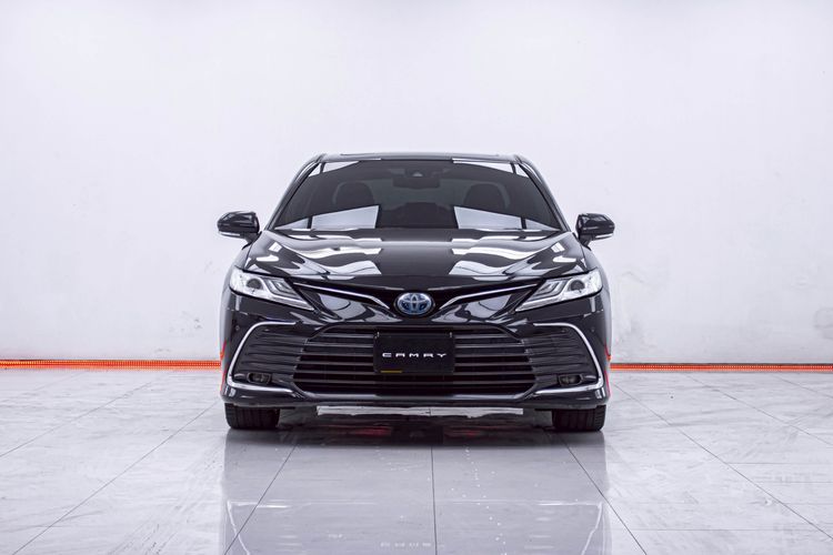 Toyota Camry 2022 2.5 HEV Premium Sedan ไฮบริด ไม่ติดแก๊ส เกียร์อัตโนมัติ ดำ รูปที่ 4