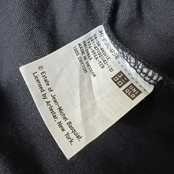 เสื้อยืด Uniqlo​ x Jean Michel Basquiat ทรง Oversize Size M รูปที่ 6