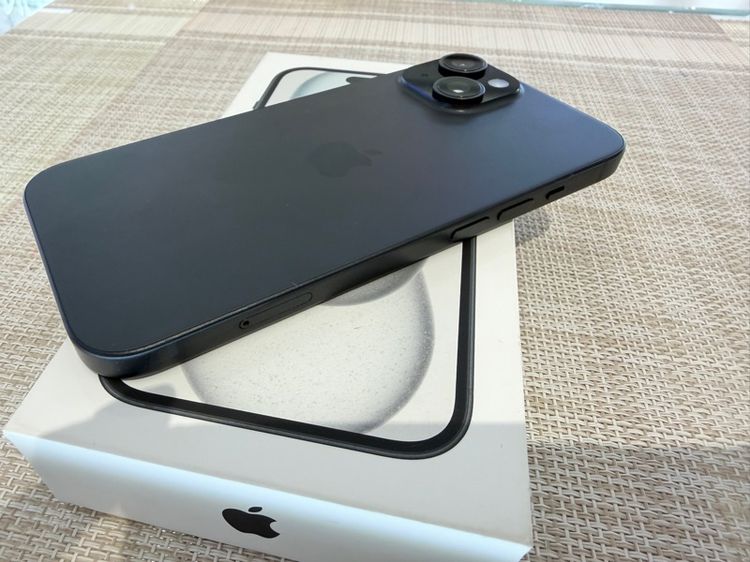 iPhone 15 สีดำ 128 ประกันศูนย์ ผ่อนได้ รับเทิร์น รูปที่ 2