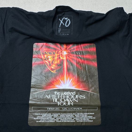 เสื้อยืด The Weekend OX Tour Size M