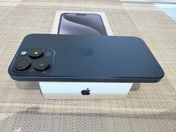 iPhone 15 Pro Max 512 สีน้ำเงินผ่อนรับเทิร์น รูปที่ 5