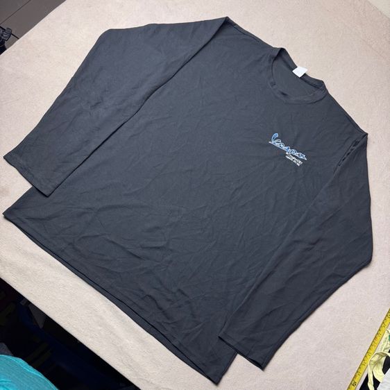 เสื้อยืดแขนยาว Vespa made in USA Size XL​  รูปที่ 2