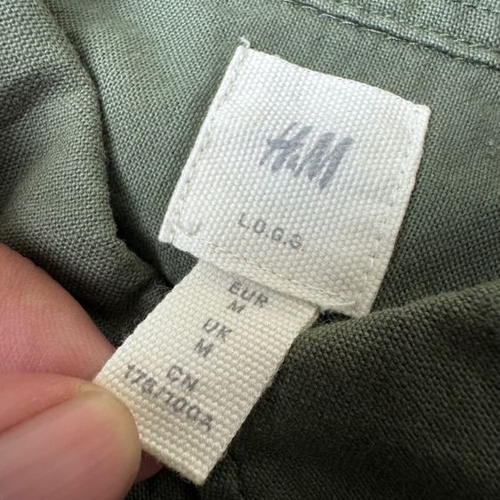 เสื้อเชิ้ต​ HM ผ้า Oxford Size M รูปที่ 4