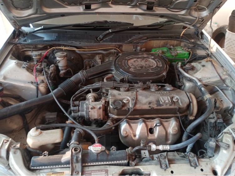 Honda Civic 1992 1.5 LX Sedan เบนซิน ไม่ติดแก๊ส เกียร์ธรรมดา บรอนซ์เงิน รูปที่ 4