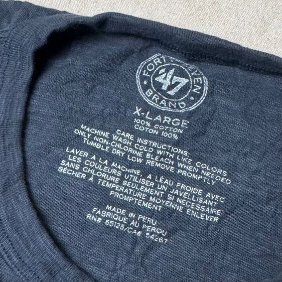 เสื้อยืด 47 x Seahawks Football ผ้านิ่มใส่สบาย Size XL​ รูปที่ 6