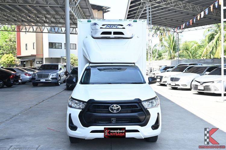 Toyota Hilux Revo 2022 2.4 Entry Pickup ดีเซล ไม่ติดแก๊ส เกียร์อัตโนมัติ ขาว รูปที่ 2