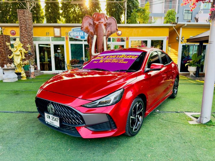 MG MG5 2025 1.5 X Sedan เบนซิน ไม่ติดแก๊ส เกียร์อัตโนมัติ แดง รูปที่ 2