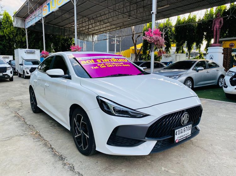 MG MG5 2024 1.5 X Sedan เบนซิน ไม่ติดแก๊ส เกียร์อัตโนมัติ ขาว รูปที่ 3