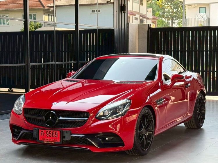 รถ Mercedes-Benz SLC-Class SLC300 สี แดง