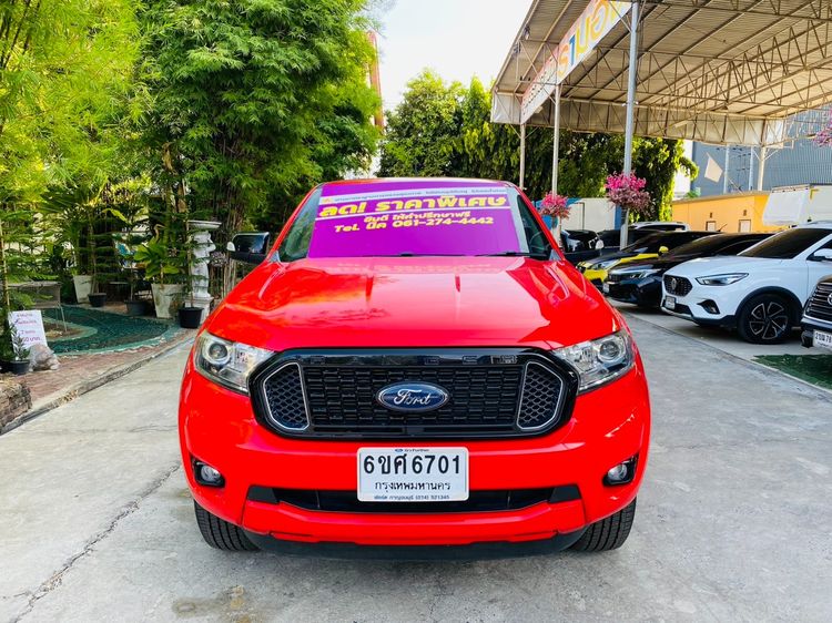Ford Ranger 2022 2.2 Hi-Rider XLT Pickup ดีเซล ไม่ติดแก๊ส เกียร์อัตโนมัติ แดง รูปที่ 2