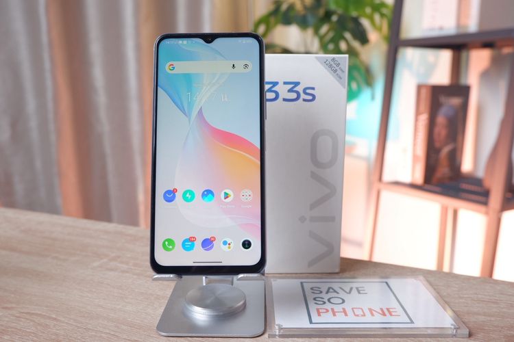 Vivo Y33s 8+128GB สี Blue เครื่องสวย ราคาเพียง 2,490.- มีประกันร้าน 60วัน รูปที่ 2