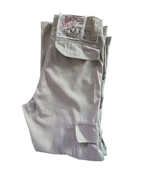 🔊ดีเทลล้นๆ‼️กางเกงคาร์โก้ สีเบจ วินเทจ สภาพกริบ ทรงใครใส่ก็รอด เท่ให้สุดแล้วหยุดที่ตัวนี้❗️กางเกงที่ใส่แล้วดูดีขึ้น ซื้อเลย‼️ รูปที่ 8