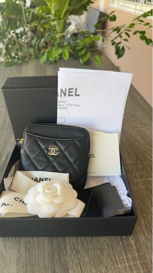 Chanel Zip Card Holder  รูปที่ 6