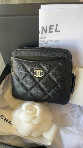 Chanel Zip Card Holder 