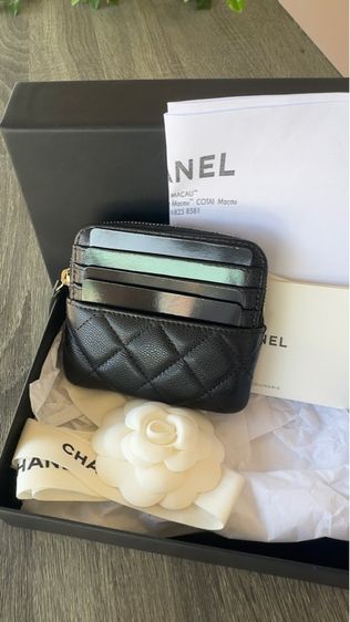 Chanel Zip Card Holder  รูปที่ 4