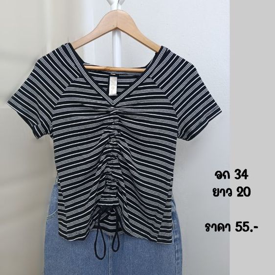 เสื้อยืดสีดำ งานชาย หญิง รูปที่ 18