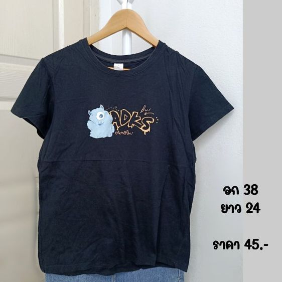 เสื้อยืดสีดำ งานชาย หญิง รูปที่ 6