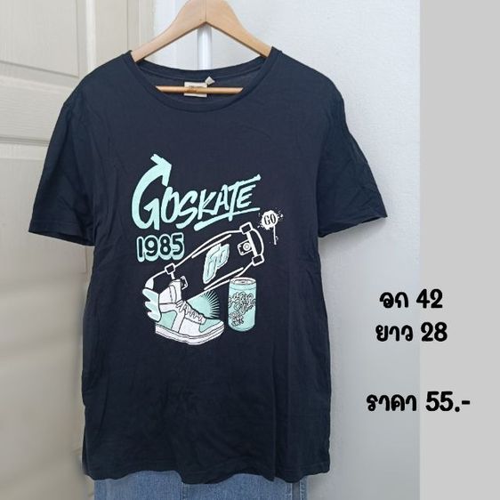 เสื้อยืดสีดำ งานชาย หญิง รูปที่ 3