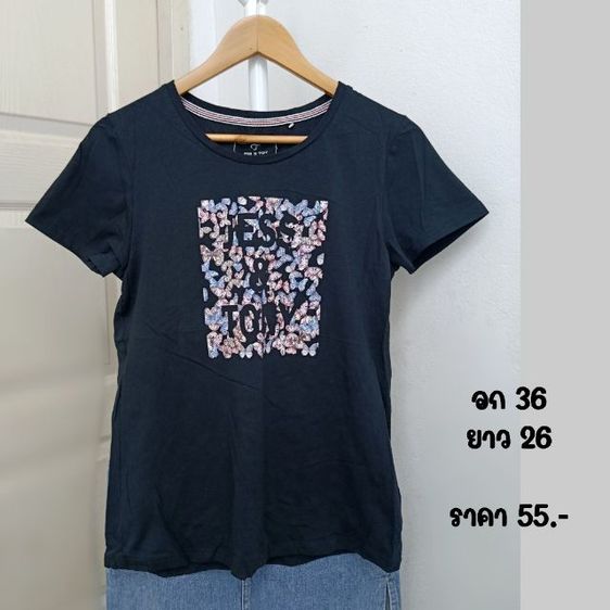 เสื้อยืดสีดำ งานชาย หญิง รูปที่ 8