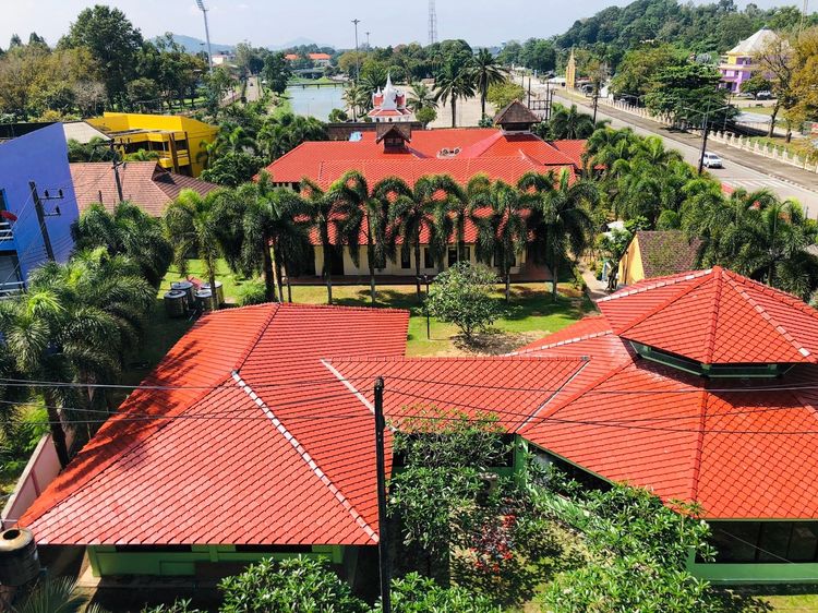 กระเบื้องว่าวไทย ขนาด 13 นิ้ว ราคา 22 บาท โรงงานผลิตกระเบื้องว่าว รูปที่ 3