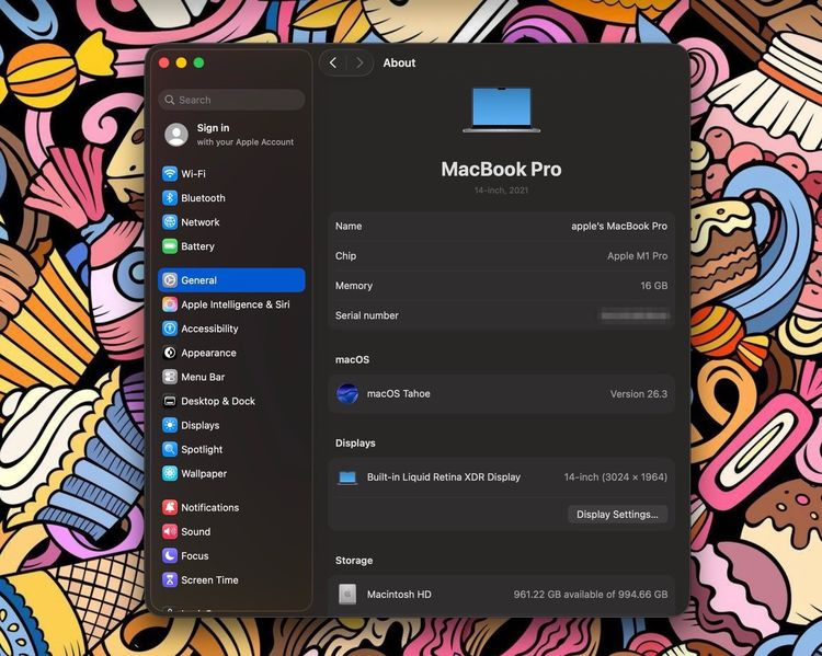 MacBook Pro 14-inch M1Pro Ram16GB SSD1TB SpaceGray  รูปที่ 12