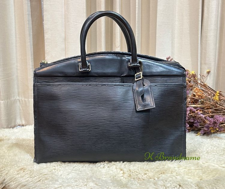 ไม่ระบุ ดำ หนังแท้ Louis Vuitton Epi Leather Riviera Handbag 