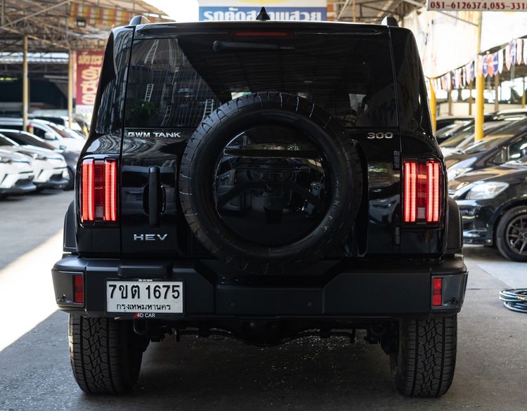 GWM TANK 300 2025 HEV Ultra 4WD Utility-car ปลั๊กอินไฮบริด (PHEV) ไม่ติดแก๊ส เกียร์อัตโนมัติ ดำ รูปที่ 4
