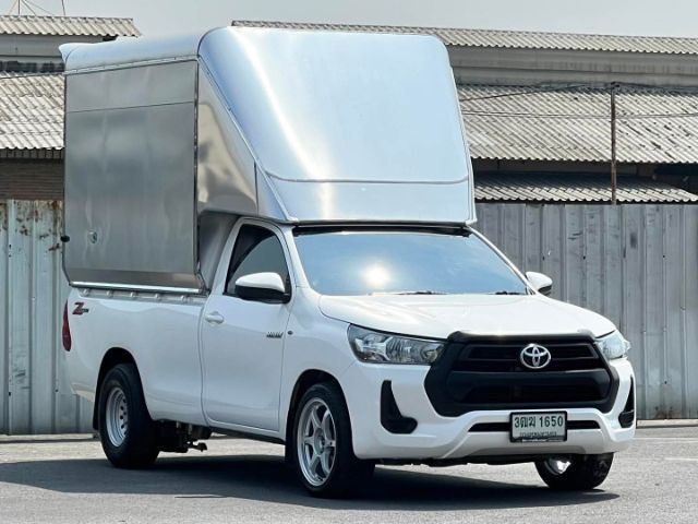 Toyota Hilux Revo 2020 2.4 Entry Pickup ดีเซล ไม่ติดแก๊ส เกียร์ธรรมดา ขาว รูปที่ 2
