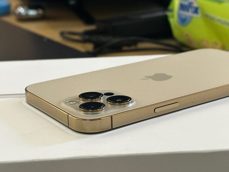 iPhone 12 Pro max สีทอง 128GB เครื่องศูนย์ สภาพดี รูปที่ 3