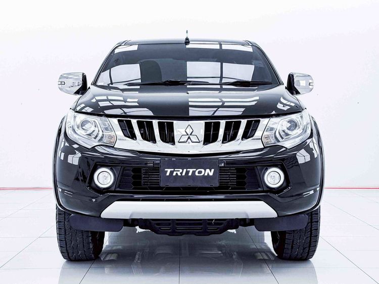 Mitsubishi Triton 2016 2.4 GLS Plus Pickup ดีเซล ไม่ติดแก๊ส เกียร์อัตโนมัติ ดำ รูปที่ 3