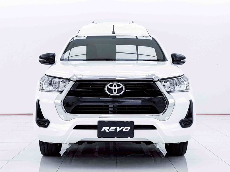 Toyota Hilux Revo 2022 2.4 Entry Pickup ดีเซล ไม่ติดแก๊ส เกียร์อัตโนมัติ ขาว รูปที่ 3