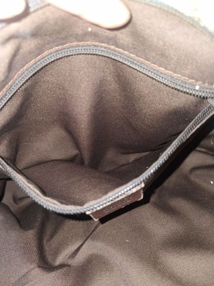GUCCI GG Canvas Web Sherry Line Shoulder Bag Beige Red Green รูปที่ 8