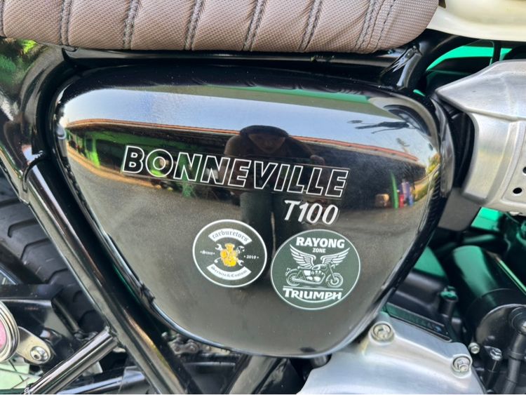 Triumph T100 ฟ้าขาว ปี2020  รูปที่ 4