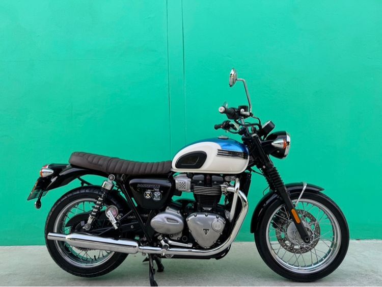 Bonneville T100 Triumph T100 ฟ้าขาว ปี2020 