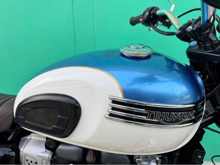 Triumph T100 ฟ้าขาว ปี2020  รูปที่ 5
