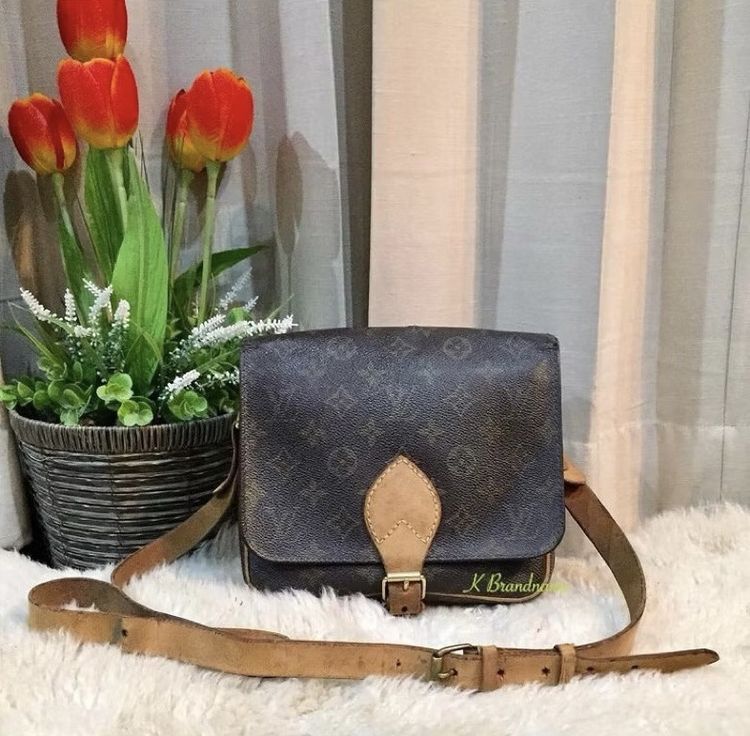Louis Vuitton Monogram Cartouchiere Cross body Bag PM 
