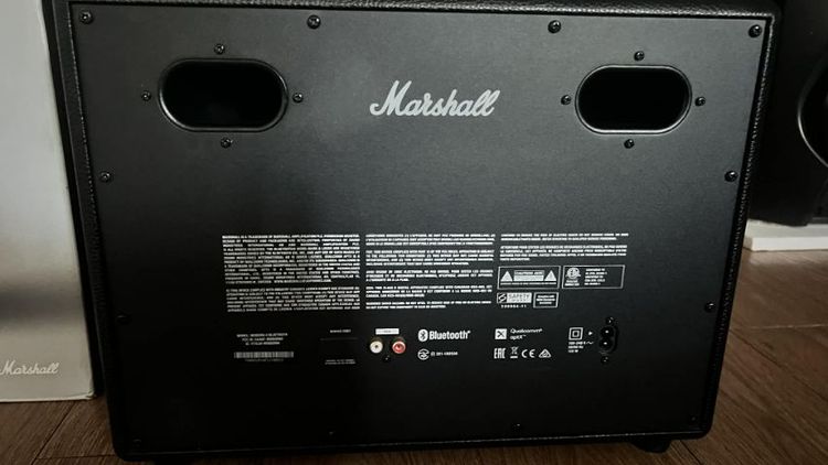 ขายถูก Marshall Woburn ll สีดำ 130 วัตต์ ของแท้ศูนย์ไทย เสียงเบสแน่นๆเสียงแหลมใสๆ สภาพดีมาก เน้นตั้งวางโชว์ มีกล่องเดิมและสายชาร์จไฟให้ครบ ท่านใดสนใจจริงคุยต่อรองราคากันได้ครับ รูปที่ 2