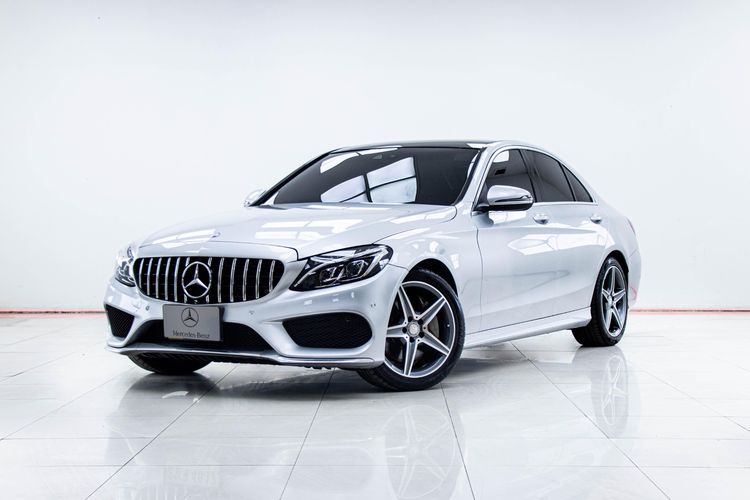 Mercedes-Benz C-Class 2015 C300 Sedan ดีเซล เกียร์อัตโนมัติ เทา รูปที่ 4