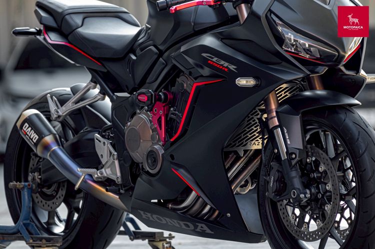 Honda CBR650R ปี2019 สีดำด้าน วิ่ง4,400Km. ท่อไทเท Daivo รูปที่ 7
