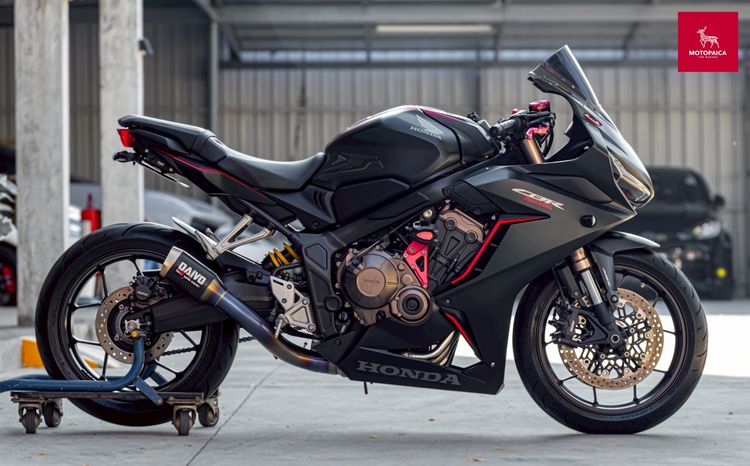 Honda CBR650R ปี2019 สีดำด้าน วิ่ง4,400Km. ท่อไทเท Daivo รูปที่ 2