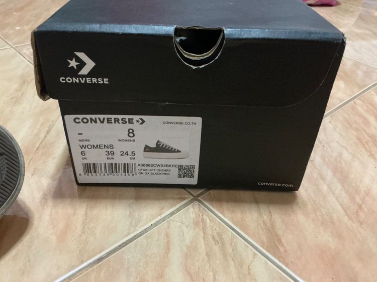 Converse all star cherry ไซส์39 มือ2ค่ะ  รูปที่ 4