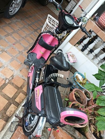 ขายรถจักรยานไฟฟ้ามือสอง อุปกรณ์ครบใช้ได้ปกติ แบตเตอรี่ไม่มีให้ รูปที่ 3