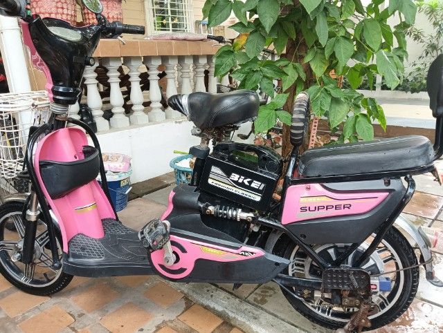 ขายรถจักรยานไฟฟ้ามือสอง อุปกรณ์ครบใช้ได้ปกติ แบตเตอรี่ไม่มีให้ รูปที่ 2