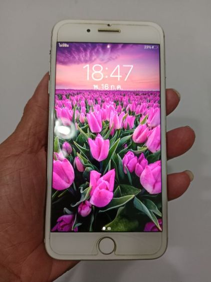 มือถือ ยี่ห้อไอโฟน 7 พลัส 128 GB สีขาว มือสอง สภาพดี