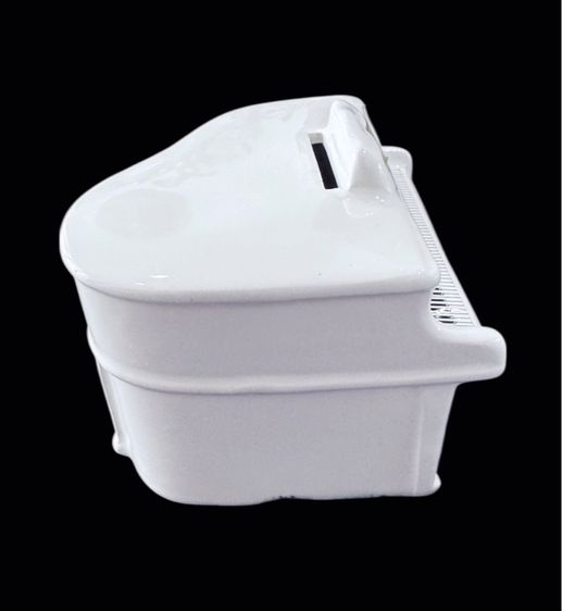 กระปุกออมสินเซรามิครูป เปียโน สีขาว จากญี่ปุ่น รูปที่ 3